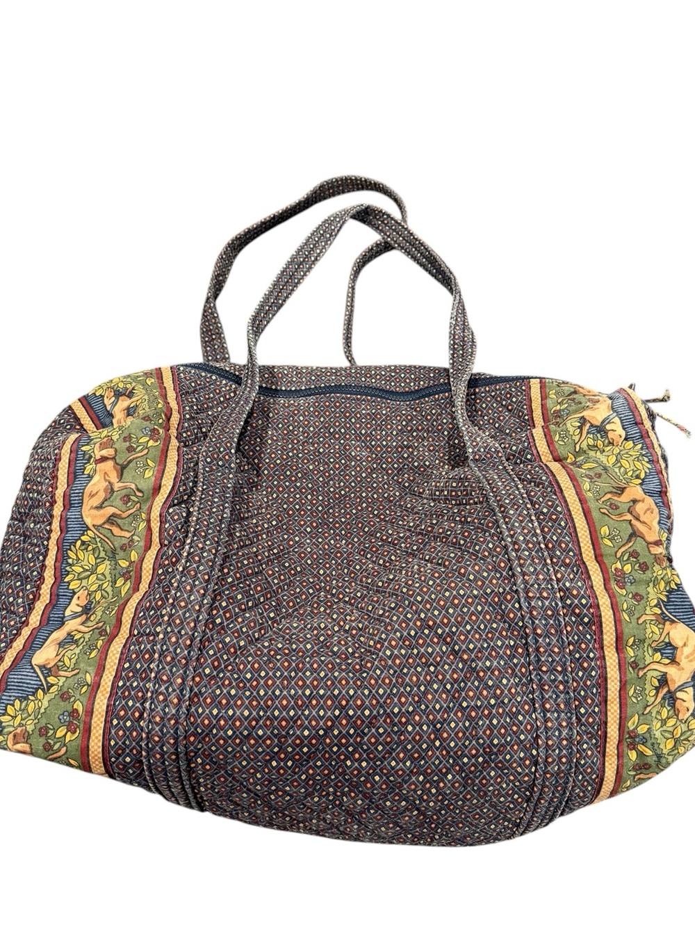 Vera Bradley westchester houngs duffel bag Large rare retired limited edition